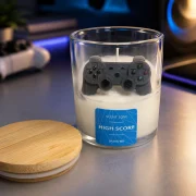 Geschenk für Gamer – Duftkerze High Score mit handgegossenem Controller