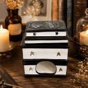 Bücher Duftlampe im mystischen Zauberbuch-Design für Wax Melts