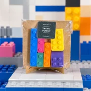 Bunte Klemmbaustein Wax Melts aus handgegossenem Duftwachs
